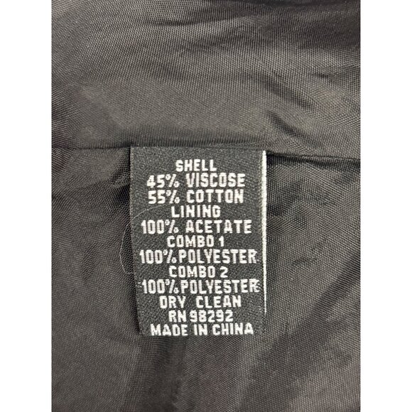 Tibi Black Strapless Jacquard Dress With Beaded Neckline Accent Womens Size 4 - Picture 7 of 7